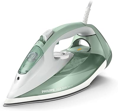 Philips steam iron, 2,600 watts, green/gray, 2 year warranty.. Unlock endless possibilities with DIAYTAR NIGERIA's affordable marketplace and reliable delivery service.