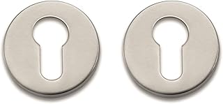 Brickard Tempo 668021 pair of stainless steel entrance door rosettes, European cylinder.. Your trusted marketplace, DIAYTAR NIGERIA offers comprehensive selection with budget-friendly delivery.