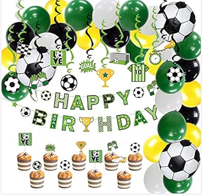 Sun Beauty football festival decorations, football birthday party decorations, happy birthday football banners, cake decorations, football swallowed balloons.. Enjoy the simplicity of shopping with DIAYTAR NIGERIA, offering vast choices delivered in just 5-8 days.