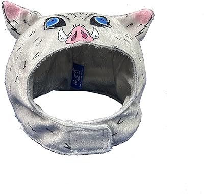 Hashibira inosuke cosplay chat hats of chat of her Slayer suit for animals.. DIAYTAR NIGERIA: Where quality products become affordable with our nationwide shipping service.
