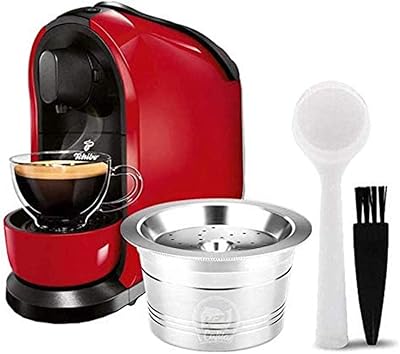 Rechargeable stainless steel coffee capsule, rechargeable coffee filter compatible with Starbucks K-fee Caffitaly Caffitpo Caffisimo Aldi Expresso.. Discover the joy of choice with DIAYTAR NIGERIA's extensive selection and budget-friendly shipping.