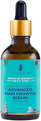 Pilgrim Advanced Hair Growth Serum 3% + Aragen 4% Redensyl for Unisex, Happy Growth of Natural Ingredients, 50 ml.. Your daily needs delivered to your door — DIAYTAR Nigeria style.