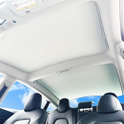 Luisgi sun visor for Tesla Model 3, Accessories of a 2021-2023 glass awning, sun visor with storage bag, folding roof awning with thermal insulation cover.. DIAYTAR NIGERIA: Bringing quality products to every Nigerian home at prices everyone can afford.