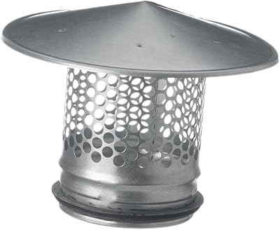 Foldable cover Ø 100 mm 4 " - rain hat for galvanized steel roof with rubber seal.. With DIAYTAR Nigeria, shopping online is easy, affordable, and fast.