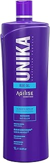AGILISE - Unika Blue Gel Smoothing - Brazilian hair treatment with keratin - silky hair, smooth and fried -free - without formaldehyde - for blond hair - ojon oil + violet - vegan - 33.8fl.oz/1l.. Discover the joy of online shopping with DIAYTAR NIGERIA's budget-friendly prices and reliable shipping.