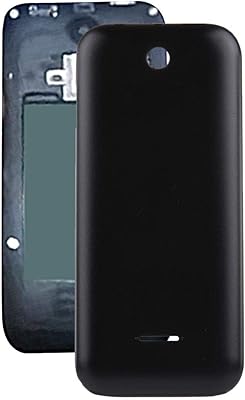 A plastic rear shell for the NOKIA 225 mobile phone, of a single color, of Nokia spare parts (black) (color: black).. DIAYTAR NIGERIA: Making quality products accessible to all Nigerians at affordable prices.