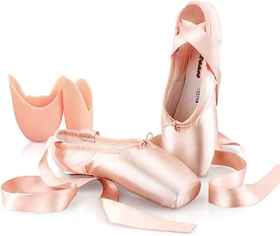 Summons in satin shoes for girls and women, professional ballet dance shoes with ribbon for school or house (choose a size above).. No more overpriced stores — DIAYTAR Nigeria brings the best to your door.
