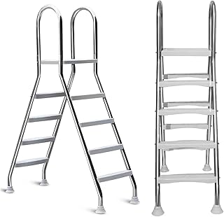 52 inch above -ground pool scale, 4 -stem -created swimming pool ladder, 52 -inch, stainless steel pool scales 304, easy assembly, maximum load capacity of 500 lb.. Shop with confidence at DIAYTAR NIGERIA, Nigeria's premier affordable e-commerce platform.