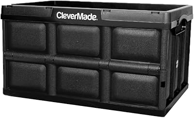 Foldable storage tank Clevermaid 32 l, black, plastic storage box.. Fast, easy, and affordable — that’s shopping the DIAYTAR Nigeria way.