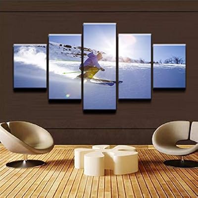Huudnhyk Home Decor Canvas Print HD Poster 5 Pieces Ski Art Mural Modern Living Room Modular Photo Poster.. Nigeria's most loved e-commerce platform delivers affordable shopping solutions to your doorstep.