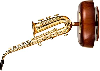 Toyandona miniature saxophone with rotary musical base, creative classic music instruments, music box, Betal decorations for birthday gifts.. Shop with purpose at DIAYTAR NIGERIA and receive your purchases at unbeatable prices within the week.