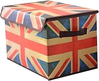 Toyandona storage box for clothing, cupboard organizer, fabric support, union jack cube, slot box containing living room trays, bedroom, living room closet.. Love deals? DIAYTAR Nigeria has you covered with low prices and fast delivery.