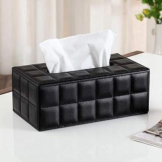 Rectangular flip-flops view for the storage of office handkerchiefs, kitchen tissue tray for the house, the office and the car (black).. Experience hassle-free shopping with DIAYTAR NIGERIA's user-friendly platform and prompt delivery service.