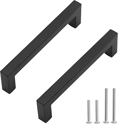 Mate black cabinet handles for cabinet square drawer buttons.. Shop electronics, clothes, and everything in between on DIAYTAR Nigeria.