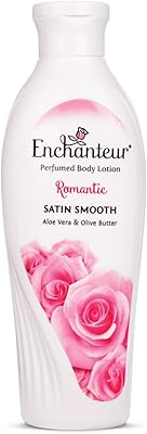 Romantic satin lotion with aloe vera and olive butter for soft and silky enchanter skin, suitable for all skin types, capacity 250 ml.. Discover why thousands choose DIAYTAR NIGERIA for affordable products delivered in less than a week.