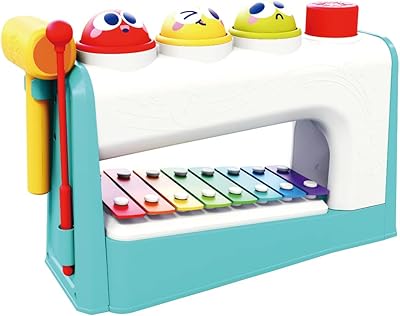 The Haola multifunctional music center with xylophone and rotating ball improves the early development of the baby over 18 months old.. Navigate through thousands of products at pocket-friendly prices with DIAYTAR NIGERIA's easy-to-use platform.