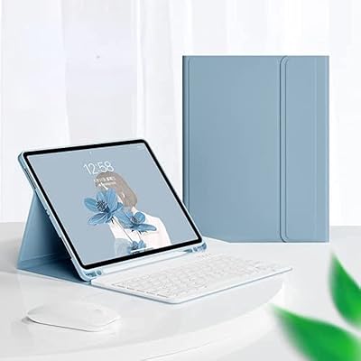Tamiya Arabic and English keyboard case with bluetooth mouse for iPad 10.2 inch 9th generation 2021/8th generation 2020/7 generation 2019, iPad Pro 10.5 inch 2017/iPad Air 3rd generation 10.5 2019 (Blue mouse.. DIAYTAR NIGERIA transforms online retail with unbeatable prices and consistent delivery timeframes.