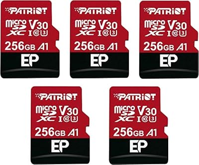 Card Micro SD Patriot 256 GB A1/V30 for Android phones and tablets, 4K video recording - 5 pack.. DIAYTAR Nigeria delivers happiness in 5–8 days, no matter what you buy.