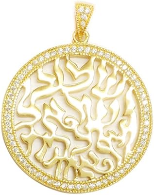 Pendant/collar in the shape of an Israeli Jewish star, circle or bar in solid sterling 925, medium silver, gold.. Your complete retail destination, DIAYTAR NIGERIA combines extensive variety with prompt delivery.