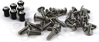 Suzuki GSX-R 1000 K7 K8 2007-2008 Kit of stainless steel mounting bolts.. DIAYTAR NIGERIA: Where affordable online shopping meets reliable delivery across Nigeria.