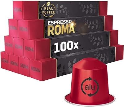Italian Espresso Roma 100 Capsules of Real Coffee Denmark.. Shop from anywhere in Nigeria and receive your DIAYTAR purchases at affordable prices within a week.