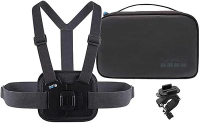 Gopro Aktac -001 Sports Kit Chest/Headquarters/Headlight/Post Support, Small Bag - Black - Official Gopro Accessory.. DIAYTAR NIGERIA: Connecting Nigerians with affordable products through our expansive e-commerce platform.