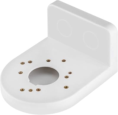 Camera support, largely compatible white plastic wall support, easy installation, camera support for video surveillance camera.. Your home for smart shopping — DIAYTAR Nigeria delivers fast and cheap.