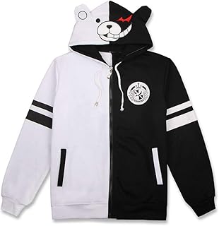 Coslover Black and White Bear Hooded Cosplay Costumes.. With DIAYTAR Nigeria, your wishlist becomes reality, fast.