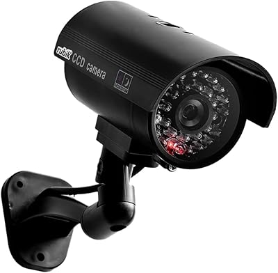 Rubik CCTV dummy safety camera, mini interior and exterior adjustable surveillance camera, ball safety simulation (black).. Explore limitless products on DIAYTAR Nigeria — at the lowest prices.