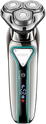 Professional razor for men vgr v-323 | IPX6 Rechargeable Wireless Rasoir IPX6 fully waterproof to triple rotary head, execution duration 60 minutes | Electric razor for men.. DIAYTAR NIGERIA delivers affordability and convenience to your doorstep within 8 days of purchase.