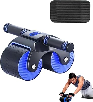 Automatic abdominal roll, home fitness exercise equipment, abdominal home coach (with fitness cushion).. DIAYTAR NIGERIA brings satisfaction with every purchase through affordable prices and prompt shipping.