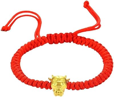 Red string bracelet of mascot five fortunes golden cow tradition.. Don’t wait weeks — DIAYTAR Nigeria delivers your order in just a few days.