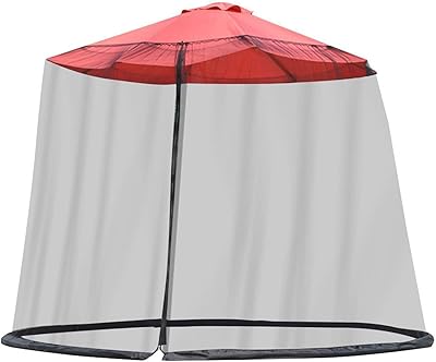 Maxing Mosquito net for terrace parasol, table screen for outdoor garden parasol 300 * 230 cm, mosquito net cover for parasol, anti-insect fillet cover, for table parasols and suspended umbrella quirky overhang.. DIAYTAR NIGERIA: Making quality products accessible to all Nigerians at affordable prices.