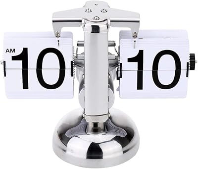 Terifi retro table clock, folding quartz clock, interior stainless steel gear, retro folding clock, automatic rotation digital clock, creative clock for office and home.. Shop local, shop fast — DIAYTAR Nigeria delivers across the country.