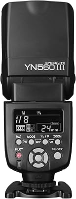 Yongnuo yn560 II wireless speedlite flash, GN58 2.4G receiver, integrated trigger receiver system, negative LCD screen, for Canon Nikon Pentax, compatible with RF603 II Yn560-TX II T7 77D 5DIV D5600.. Shop smart, shop DIAYTAR - Nigeria's most affordable e-commerce platform with nationwide delivery.