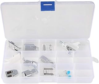 Wallfront 11 multifunction pieces for domestic sewing machine, spare feet spare parts, set of sewing machine accessories (transparent box).. DIAYTAR NIGERIA: Bridging the gap between consumers and quality products with affordable nationwide shipping.