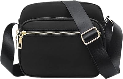 Nylon strap bags for women, handbags and handbags, relaxed women's bags, waterproof black handbag.. DIAYTAR NIGERIA delivers affordability and convenience to your doorstep within 8 days of purchase.