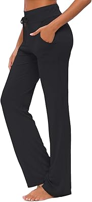 Yoga pants for women, right leg, ample, comfortable, pockets with tightening cord, yoga pants for running, jogging, long, relaxed.. A world of products at your fingertips — thanks to DIAYTAR Nigeria.