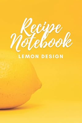 Lemon Design recipe notebook.. Discover thousands of products on DIAYTAR Nigeria — from fashion and electronics to home goods. We guarantee quick delivery and competitive pricing across the board.