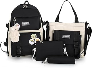 Awegirl kawaii school backpack set for girls with accessories (black) - 4 rooms, black.. Shop across boundaries with DIAYTAR NIGERIA's comprehensive catalog delivered nationwide at budget rates.