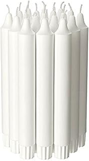 Candlelier candles Ikea (20 pieces), non -flavored white, 7.5 inches.. DIAYTAR NIGERIA: Making online shopping accessible with affordable prices and nationwide delivery service.