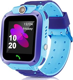 Intelligent watch for children with touch screen (blue), micro Sim prepaid or cellular sim, GPS tracer for parents, mobile phone, text messaging, waterproof, toys and games for 3 to 12 years, gifts.. DIAYTAR NIGERIA makes every shopping desire a reality with affordable prices and delivery in 5-8 days.