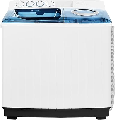 Semi-automatic washing machine with double super general tank, capacity 12 kg, white/blue, efficient loading washing machine with the top with plush filter, spin, SGW-125, 95 x 58 x 103.5 cm, 1 year warranty.. DIAYTAR NIGERIA: Your affordable gateway to thousands of products shipped nationwide within the week.