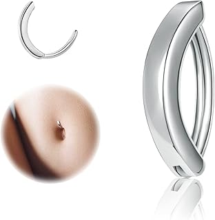 Navel earrings for women in silver sterling 925 14 grams loops and body.. DIAYTAR NIGERIA delivers more than products - we deliver affordable shopping satisfaction nationwide.