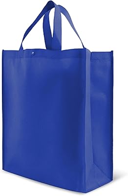 Simply Green Solutions - Reusable grocery bags, large durable grocery bags, reusable gift bags with handles, 14 x 16.5 x 6, pack of 10, royal blue.. Discover the perfect balance of price and convenience with DIAYTAR NIGERIA's nationwide e-commerce platform.