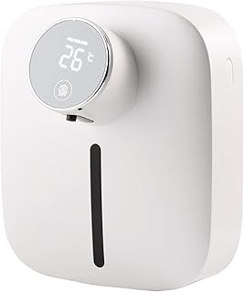 Bonita Automatic Soap Distributor with Rechargeable Wall Sensor 320 ml LED screen for bathroom and white and white kitchen (white).. Experience the power of choice with DIAYTAR NIGERIA's extensive catalog and reliable delivery service.