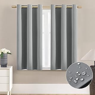 Set of Curtains 2 Pieces XT My Light Gray For Bathroom/Kitchen, short -ast blackout curtains of 48 "for small bedroom windows.. Discover a world of affordable shopping with DIAYTAR NIGERIA's vast marketplace delivered to you in days.
