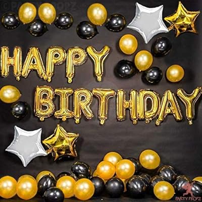 Set of party accessories for adult birthday, lot of 35, gold.. Shop with purpose at DIAYTAR NIGERIA and receive products at unbeatable prices within the week.