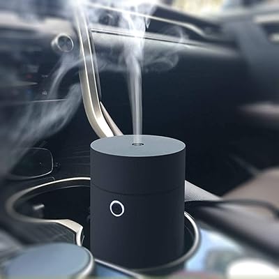 Essential oils diffuser of aromatherapy for car, mini portable USB port for car, house, office, bedroom (plain black).. Online shopping made simple and affordable — DIAYTAR Nigeria.