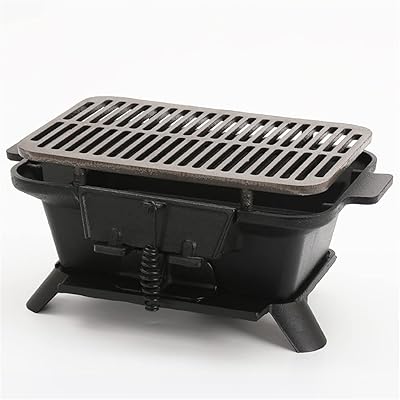 Carbon barbecue support, iron barbecue, thick oven body, good heat storage, double -sided iron plate, barbecue tool, for camping on the beach.. DIAYTAR NIGERIA: Bringing quality products to every Nigerian with affordable nationwide delivery.